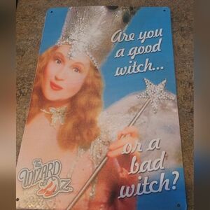 Wizard of Oz Metal Sign
